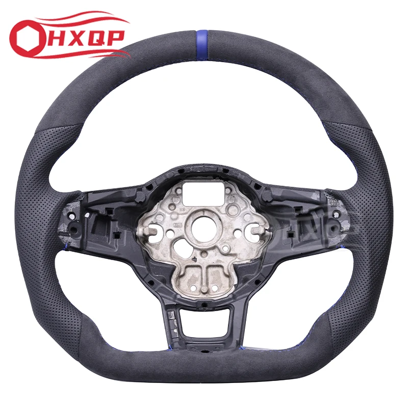 The Steering Wheel Is Suitable For Volkswagen Golf 7, 7.5, GTI, Made Of Perforated Leather alcantara Car Accessories