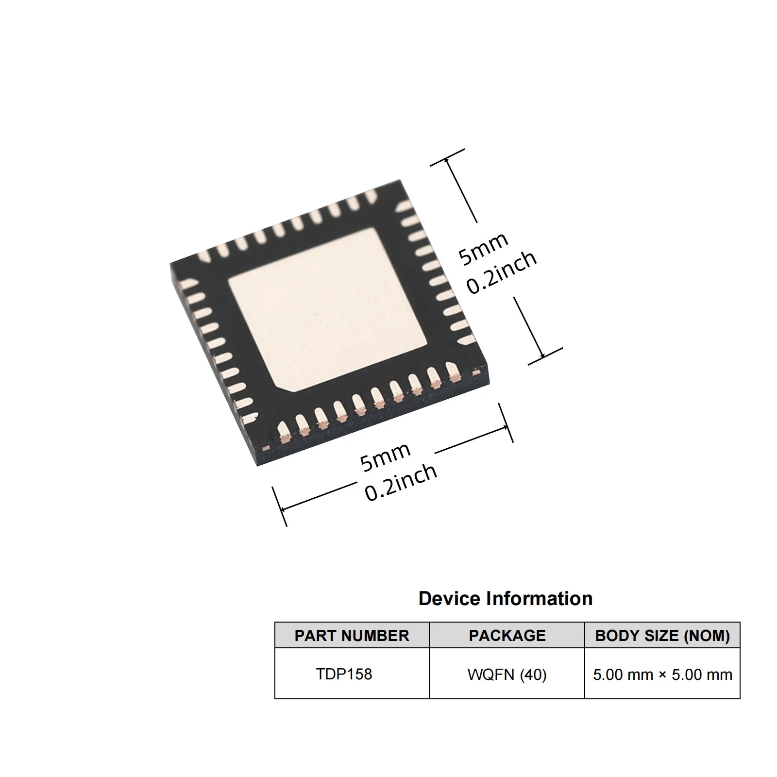 TDP158 HDMI Chip HDMI Retimer IC Control Chip Compatible with Xbox ONE X Console Replacement Part