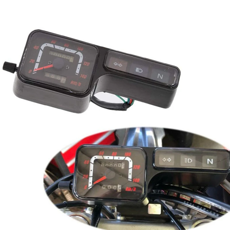 4X Motorcycle LCD Digital Speedometer Tachometer Odometer Gauge For Honda XR250 CRM250 BAJA250