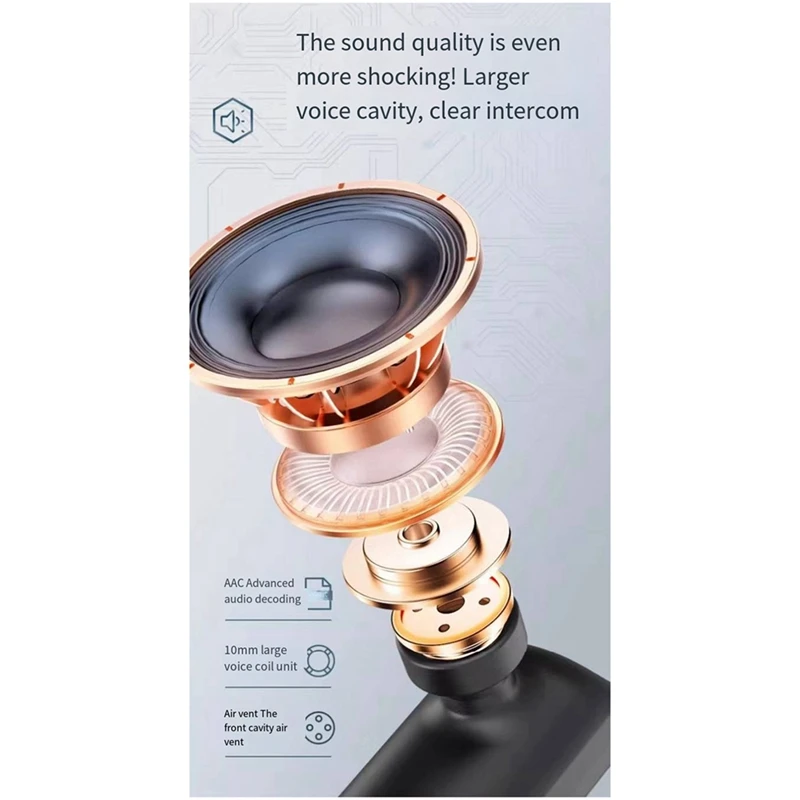 Citofono piccolo Mini citofono con auricolare citofono Wireless con suono esterno adatto per ristoranti di saloni di bellezza