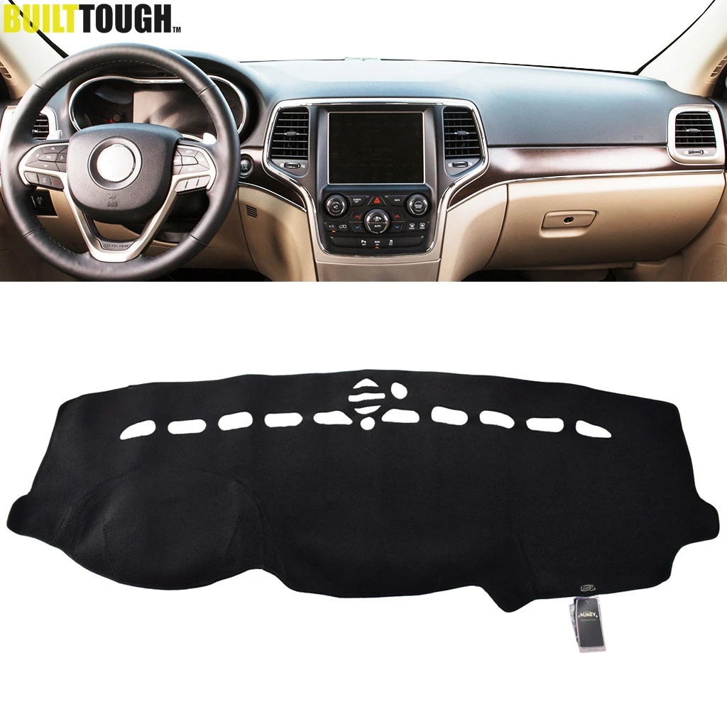 For Jeep Grand Cherokee Trailhawk Summit 2011 - 2019 Dashmat Dashboard Cover Dash Mat Pad Sun Shade Dash Board Cover Carpet