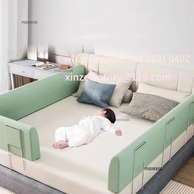 Sicurezza domestica personalizzabile in flanella per anziani, guide per letti, guide di protezione europee, anti-collisione di design per anziani, pelliccia per camera da letto nordica