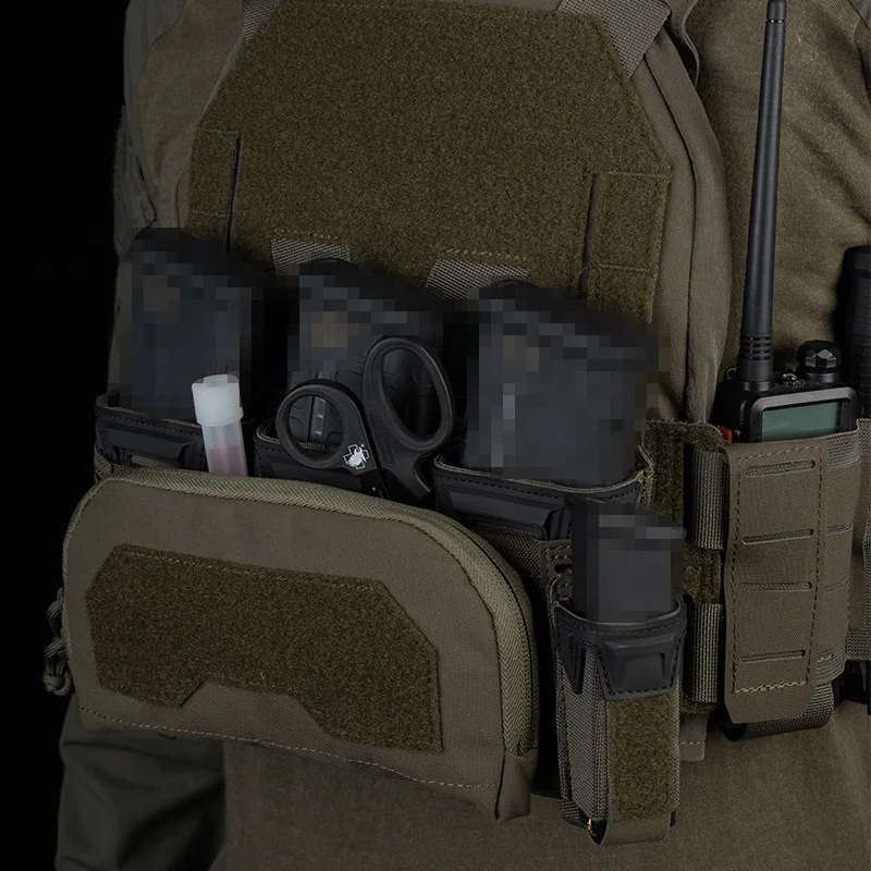 التكتيكية اللوحة 2Nd الطبقة المشرف الحقيبة ل Pincer الثلاثي مجلة جيب التخزين الأمامي حقيبة مدمجة لوحة الناقل الصيد الادسنس #5