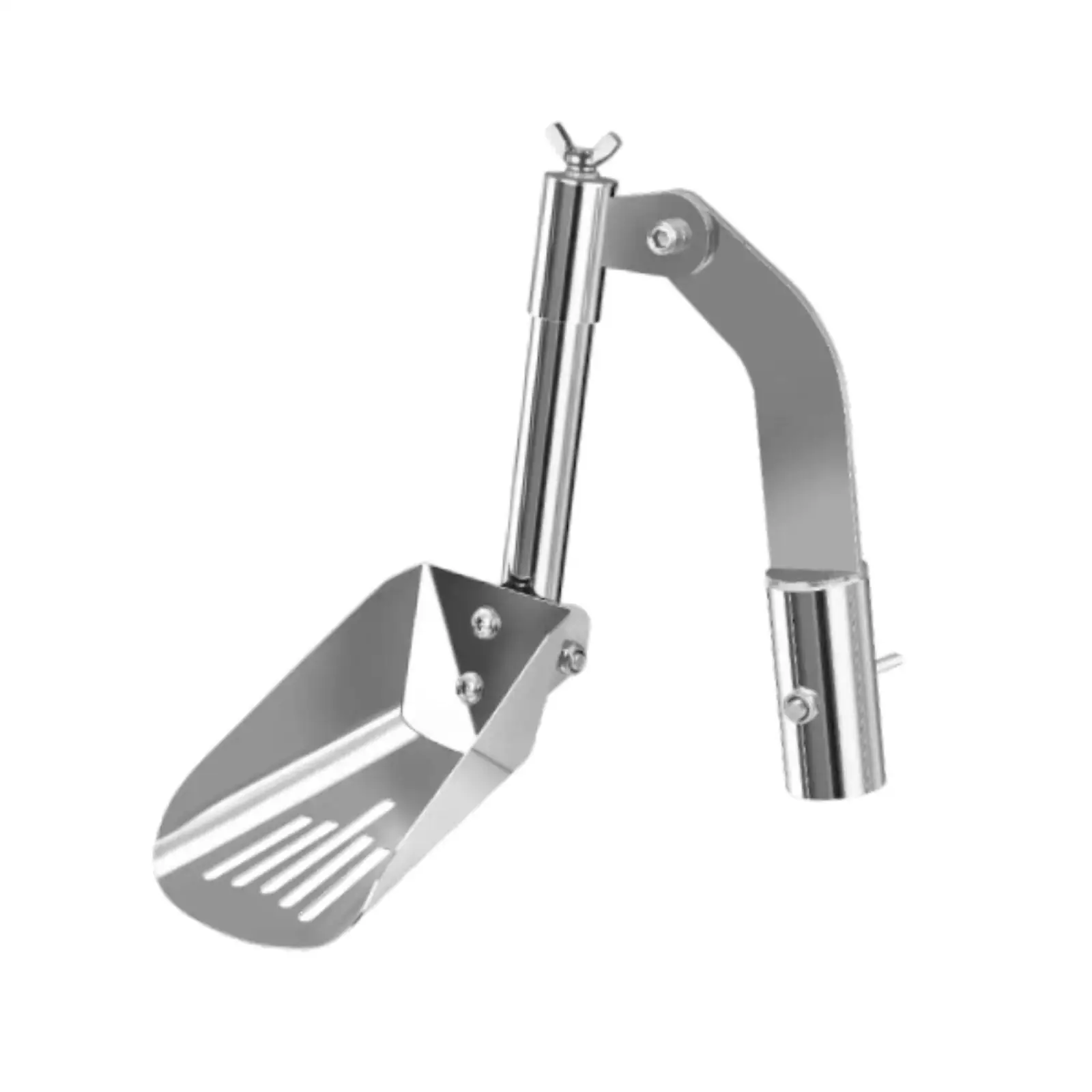 Gutter Cleaner Scoop Leaves Dirt Remove Aluminum Alloy Household Gutter Cleaning Tool Roof Gutter Tool for Townhouses Ditch
