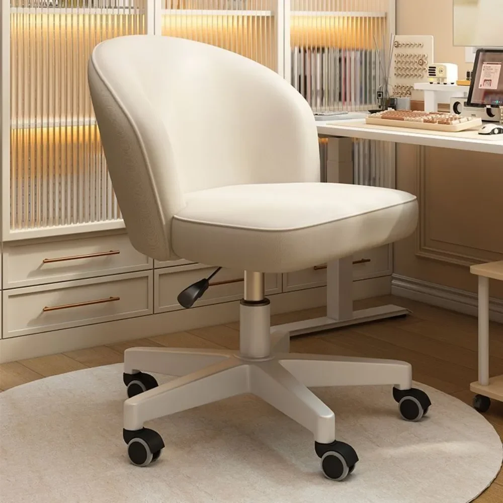 Computer chair home student makeup study Xiaohongshu recommended cream style office chair bedroom dormitory comfortable