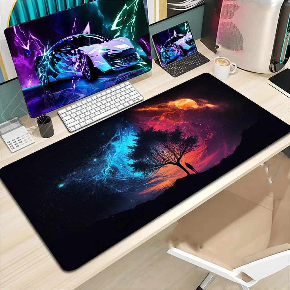 

670 Коврик для мыши Коврик для мыши Большой компьютерный офисный игровой настольный коврик Резиновые противоскользящие коврики для игровой клавиатуры Коврики для мыши Длинные настольные коврики