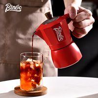 Bincoo Coffee Double Valve Moka Pot Espresso Mocha Pots Italian Coffee Professional Home Barista Accessories Coffee Maker Tools