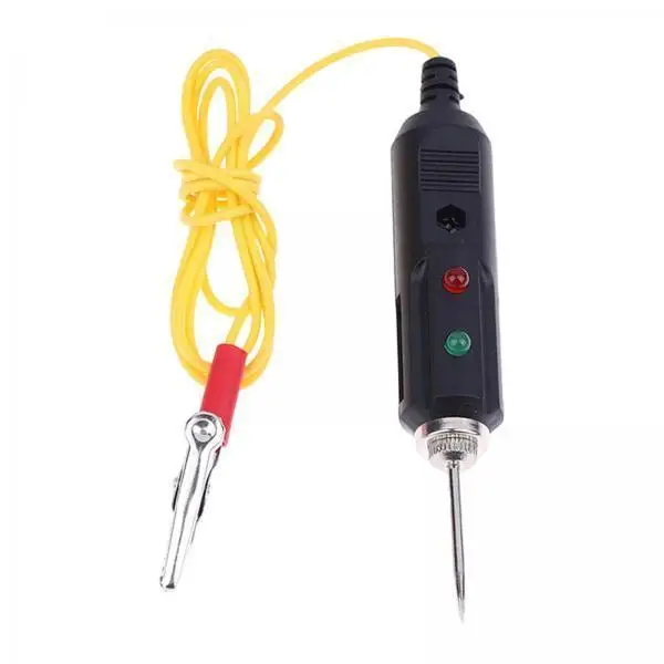 Automotive Test Light 6 to 24V LED Electric Tester Pen Durable PP Metal for Car Diagnostic Device and Quick Wiring Checks