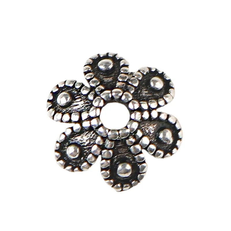 S925 الفضة التبعي حبة حامل حبة واحدة DIY الخرز كريستال صنع المجوهرات