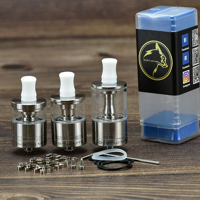 Dvarw MTL FL rta tank Vape Atomizer 22mm mtl Tank rta Single Coil mtl  atomizer Tank