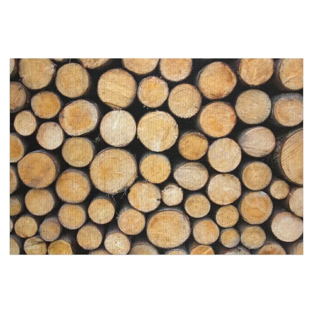 

Wooden logs Jigsaw Puzzle Jigsaw Custom Custom Gift Woodens For Adults Wooden Adults Puzzle