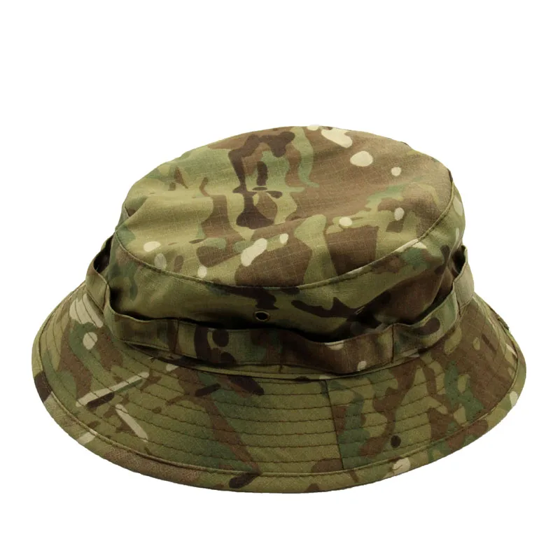 English Version Of Short Brimmed Benny Hat, Geely Tactical Camouflage Narrow Brimmed Round Brimmed Hat, Battle Training Hat