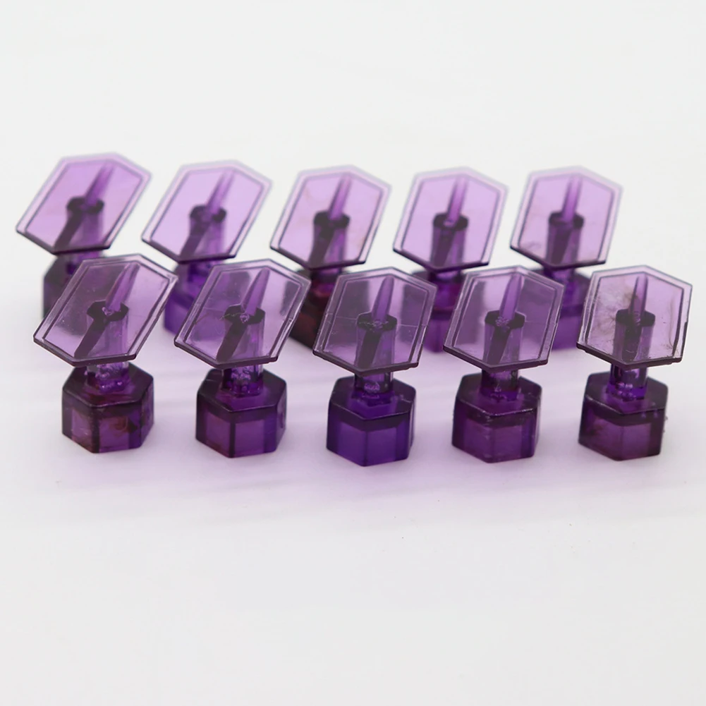 10Pcs Purple Puller Tabs Paintless Dent Repair Tabs Glue Pulling Tabs Kit For Automobiles Motorcycles Sheet Metal Processing