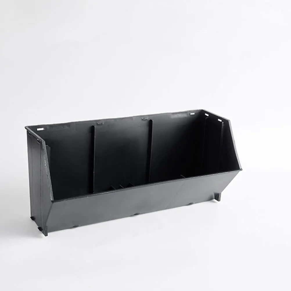 

2 Pcs Black Flower Pots 33x14.9x17.9CM Outdoor Enclosure Plant Wall Containers Greening Hanging Boxes Versatile Design Weather