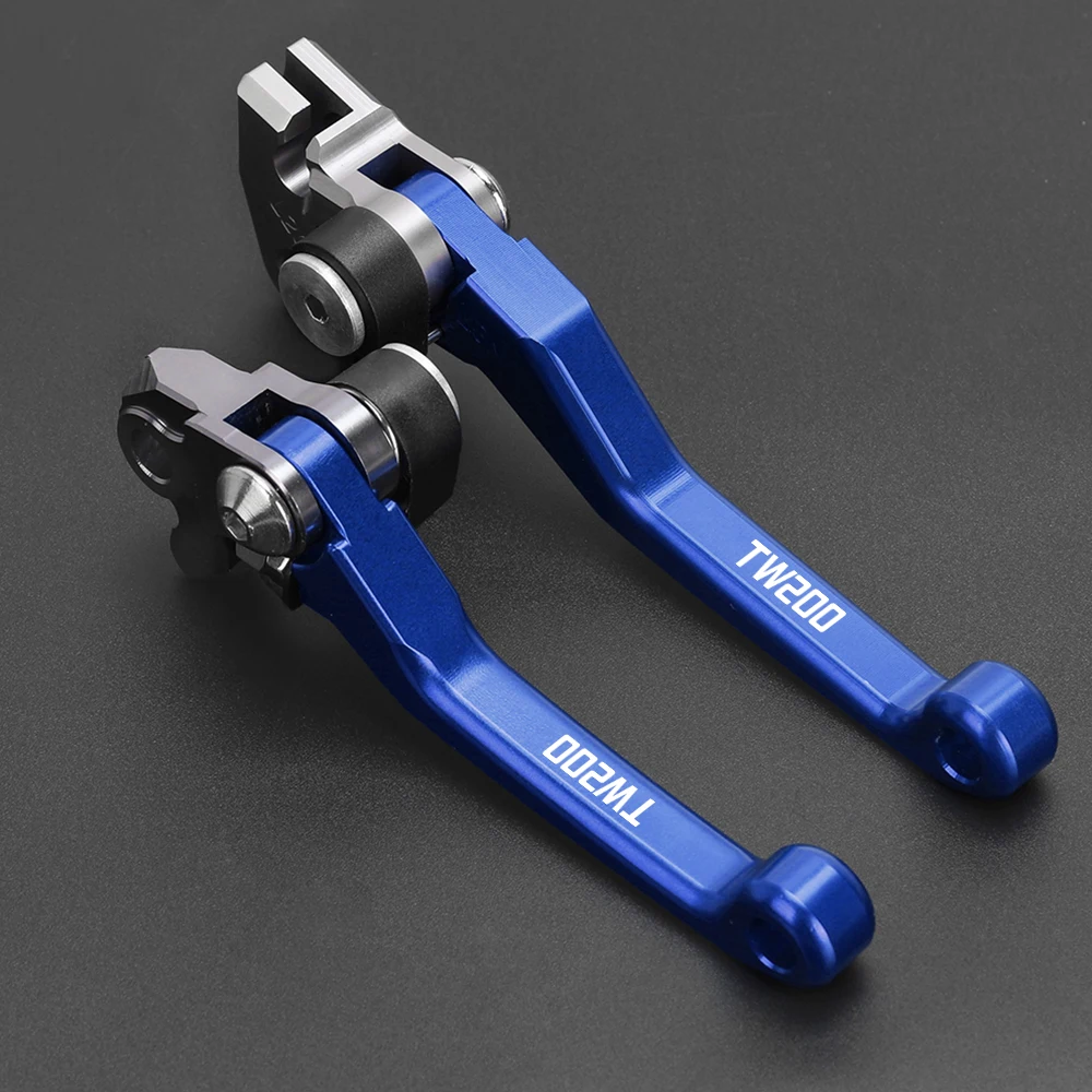 For yamaha TW200 TW 200 2000-2017 2016 2015 2014 2013 2012 2011 Motorcycle Pivot Clutch Brake Levers Dirt Bike Lever Handle Grip