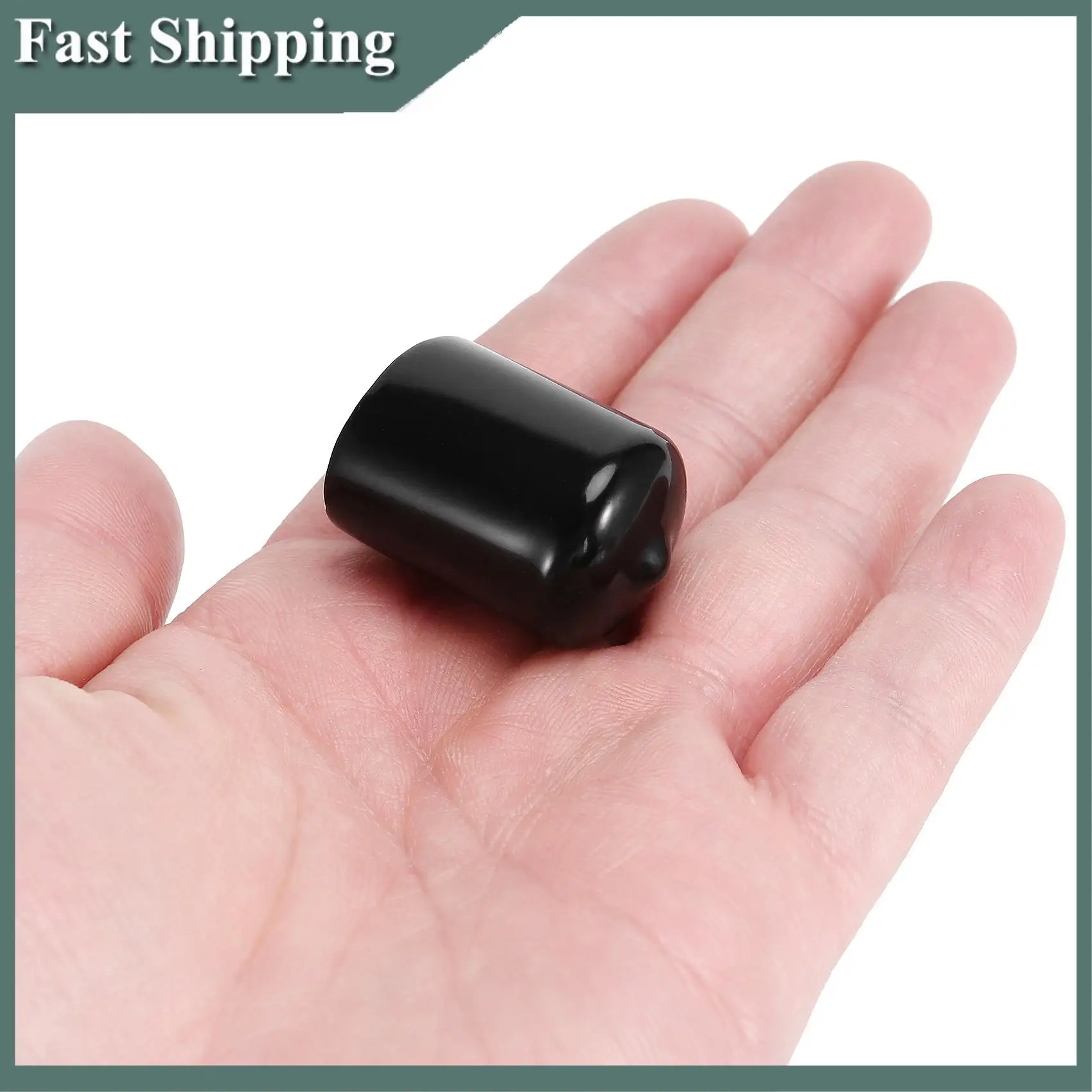 

-MEOF Vinyl Elastic End Cap Bolts Screws Rubber Thread Protection Safety Caps 9 Sizes 2/25 To 4/5 Inches