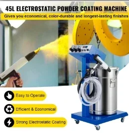 Powder Coating System Machine, Electrostatic Deep Corner Paint System, WX-958 Electrostatic Spray Machine, Spray Gun, 45L