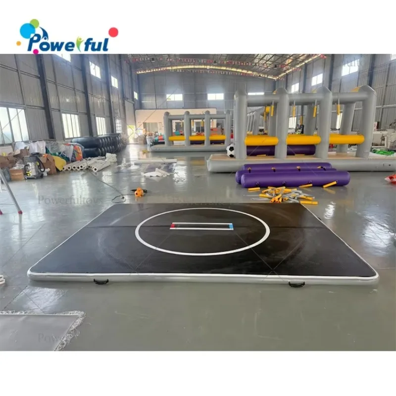 DWF Wrestling Air Mat Drop Stitch Inflatable Air Track Floor Gymnastic Fighting Air Mattress
