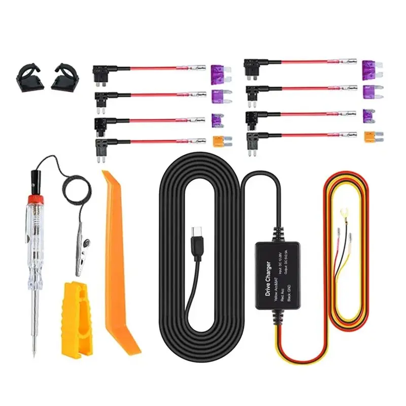 Dependable-For 70Mai Hardwire Kit UP03 Only Type-C Port For 70Mai A810 X200 Omni M500 24H Parking Monitor Power Line