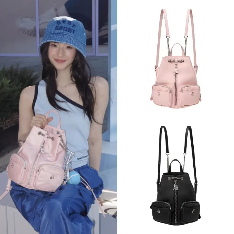 ファッションキッズバックパック男の子用チェーン巾着バックパックかわいいバックパック旅行バックパックスクールバッグデザイナーバッグ-mochilas-mujer