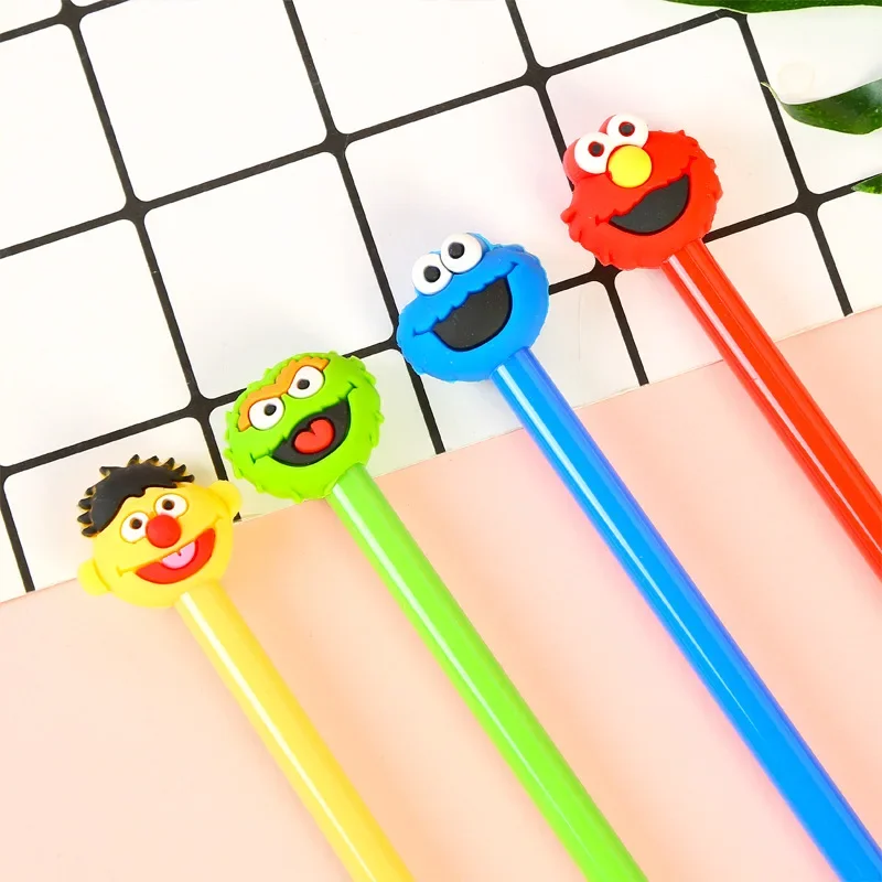 

50 шт., гель с героями мультфильмов, новые глаза, гель для рта, студенческая милая гелевая ручка с героями мультфильмов, креативные свежие кавайные школьные принадлежности, канцелярские принадлежности