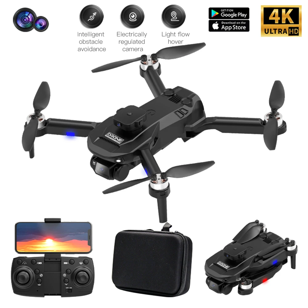 New F196 Drone 4K HD Dual Camera with 5G WIFI Wide Angle FPV Real-time Transmission RC Distance Professional Drone