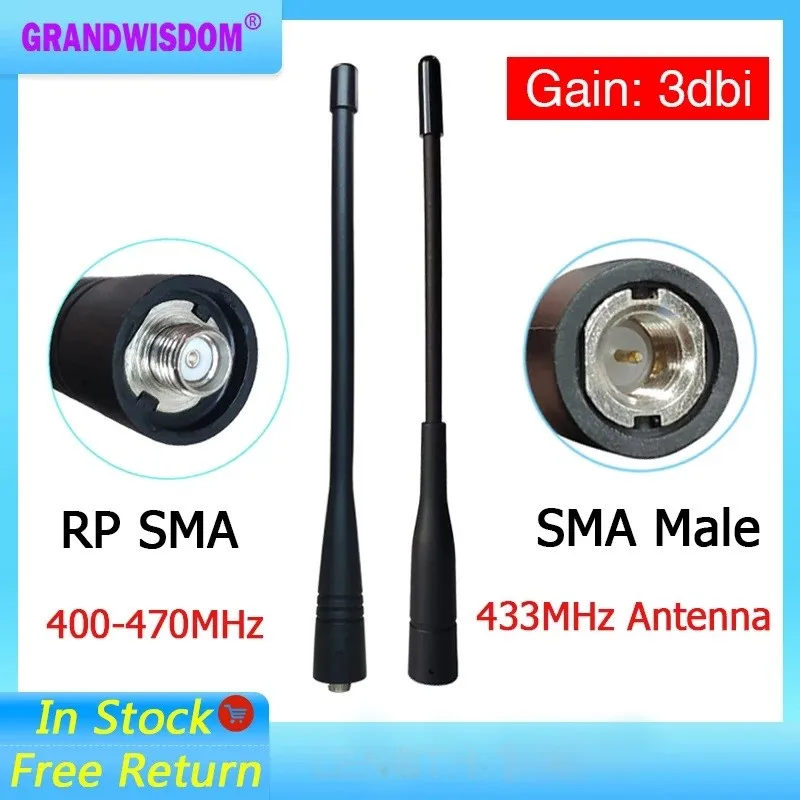 Walkie talkie wireless 3DBI 433MHz antenna pbx headset SMA Male Connector antena 433 mhz antenne directional waterproof antennas