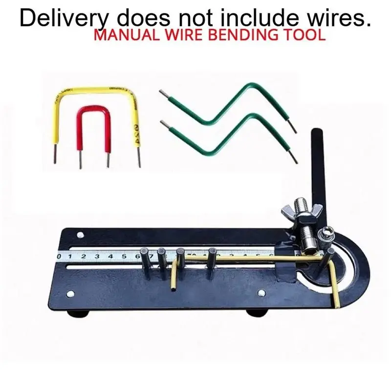【Big Deal】Manual Wire Bender-Wire,Forming Tool-Suitable For Solid, Copper And Aluminum Wires-For DIY Projects