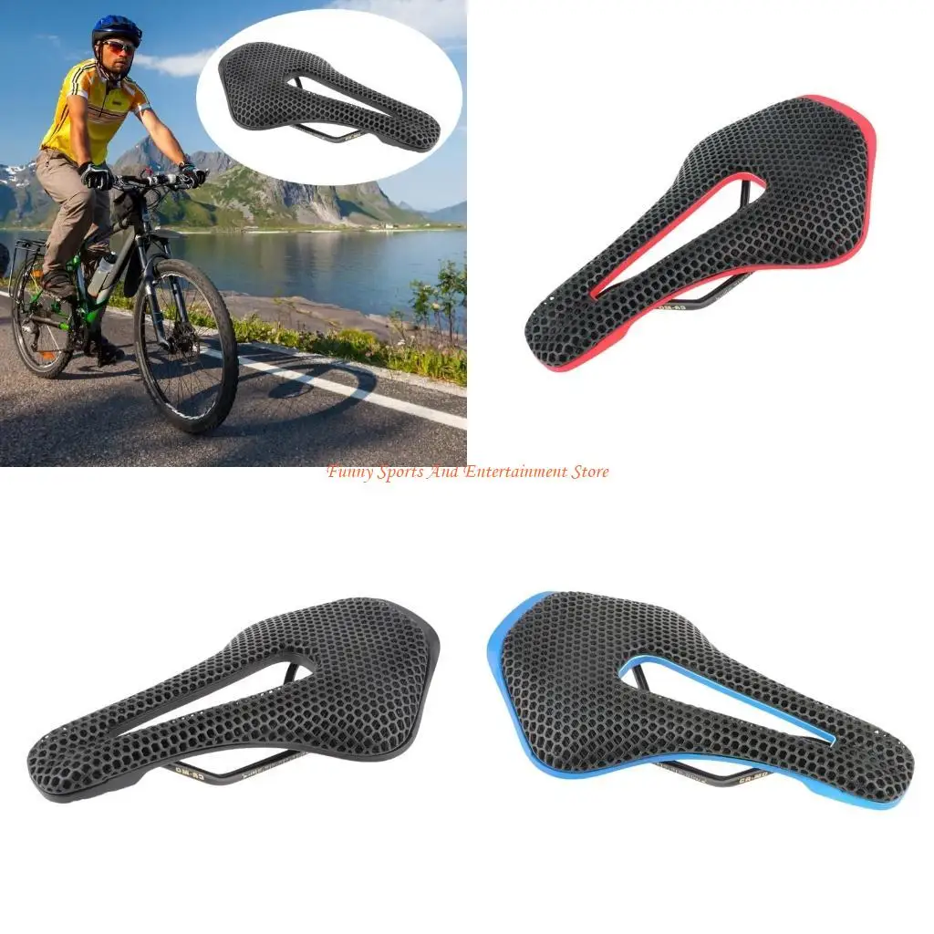

C4DE сиденья для горных велосипедов, удобные подушки с 3D принтом, велосипедные седла, дышащие велосипедные сиденья, подушка для