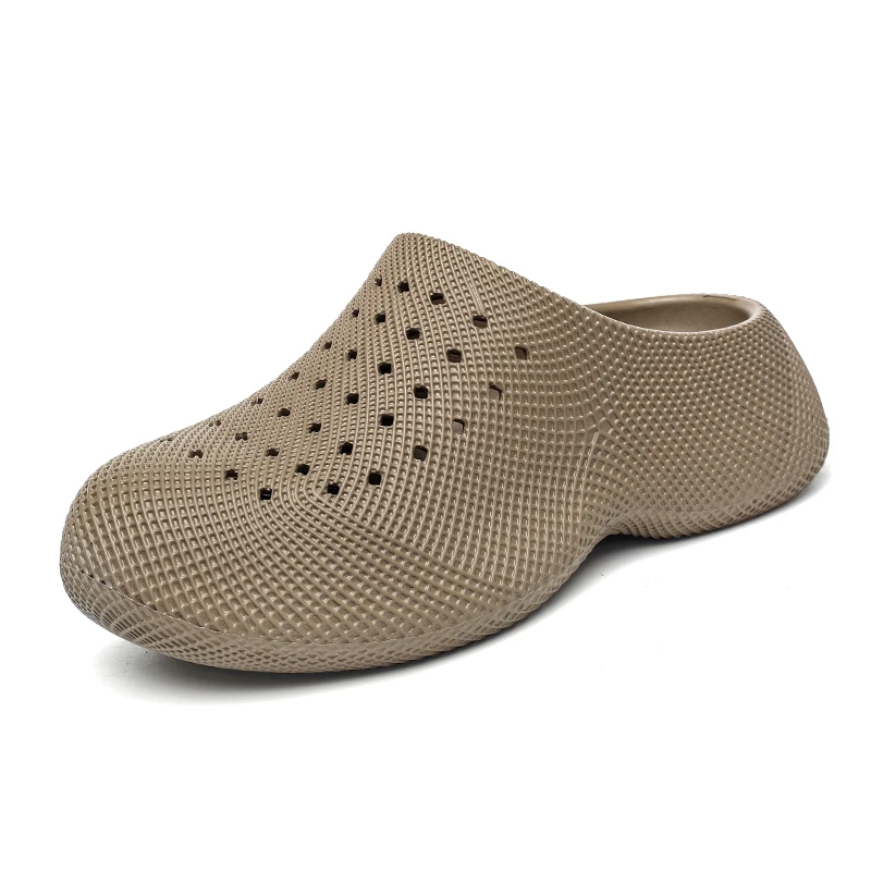 Men Women EVA Clogs Thick Sole Slip On Sandals Breathable Hollow Out House Slippers Anti-Slip Indoor Outdoor Beach Shoes