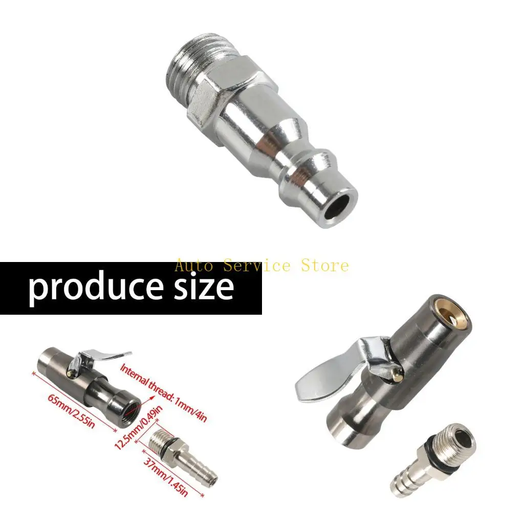 

462A High Efficiency Locking Air Chuck 1/4Inch FNPT Closed For Secure Tire Inflation No Leakage Tire Pressure Adjustment