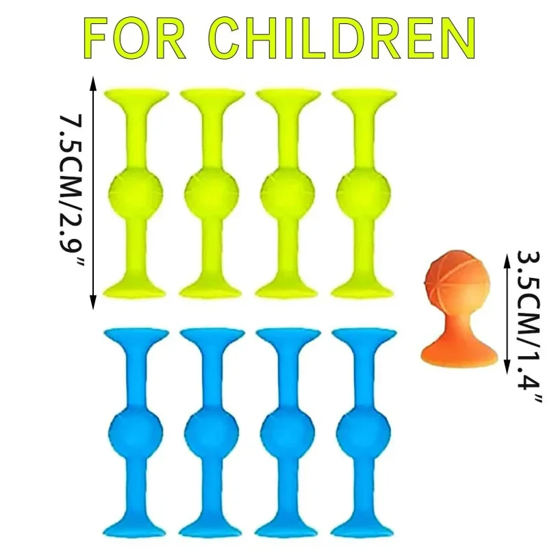 12pcs Soft Sticky Suction Dart Fidget Toy Family Interactive Game Pop Silicone Dart Decompression Toy Party Favors For Guests