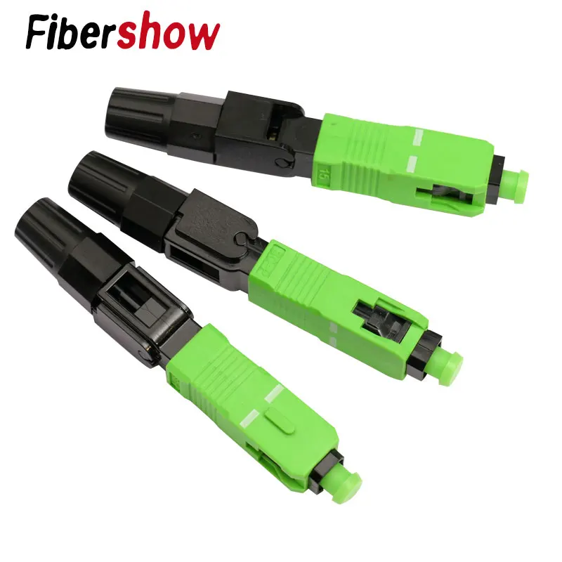 FTTH SC Quick Connector Fiber Optic Fast Connector Fiber Optic Adapter SC UPC Cold Connection Quick Field Assembly