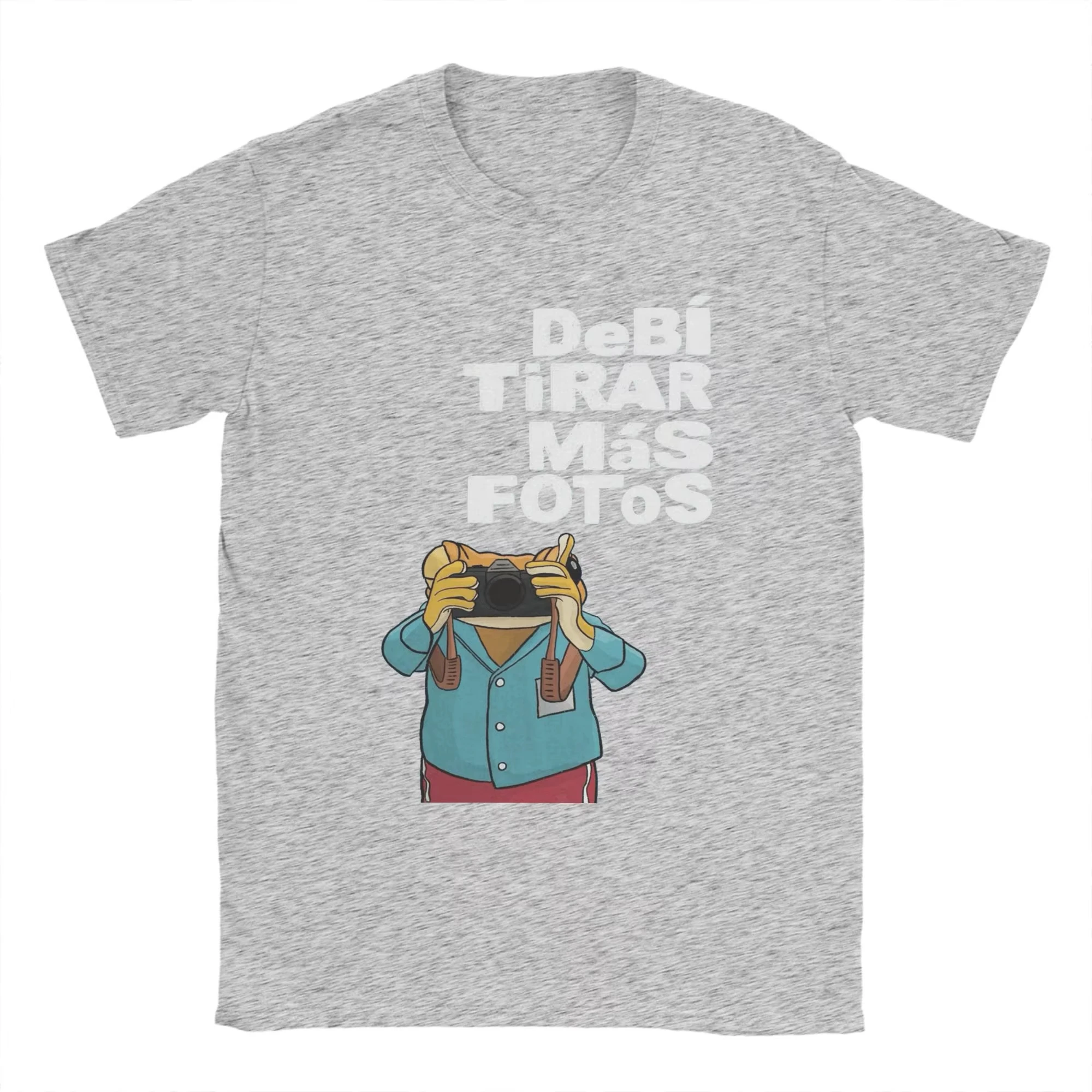 Vêtements d'été Debi Tirar Mas Fotos drôle imprimé à manches courtes hommes t-shirt col rond haute qualité coton ample vêtements pour hommes t-shirts