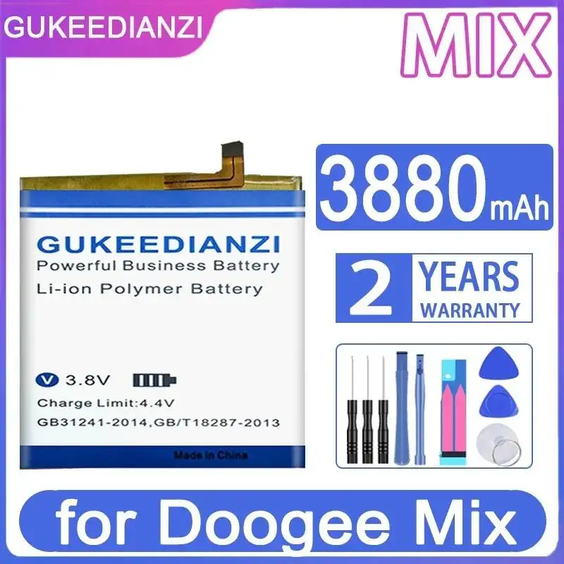 

Аккумулятор мобильного телефона с длительным сроком службы для Doogee Mix, высокая емкость 3880 мАч