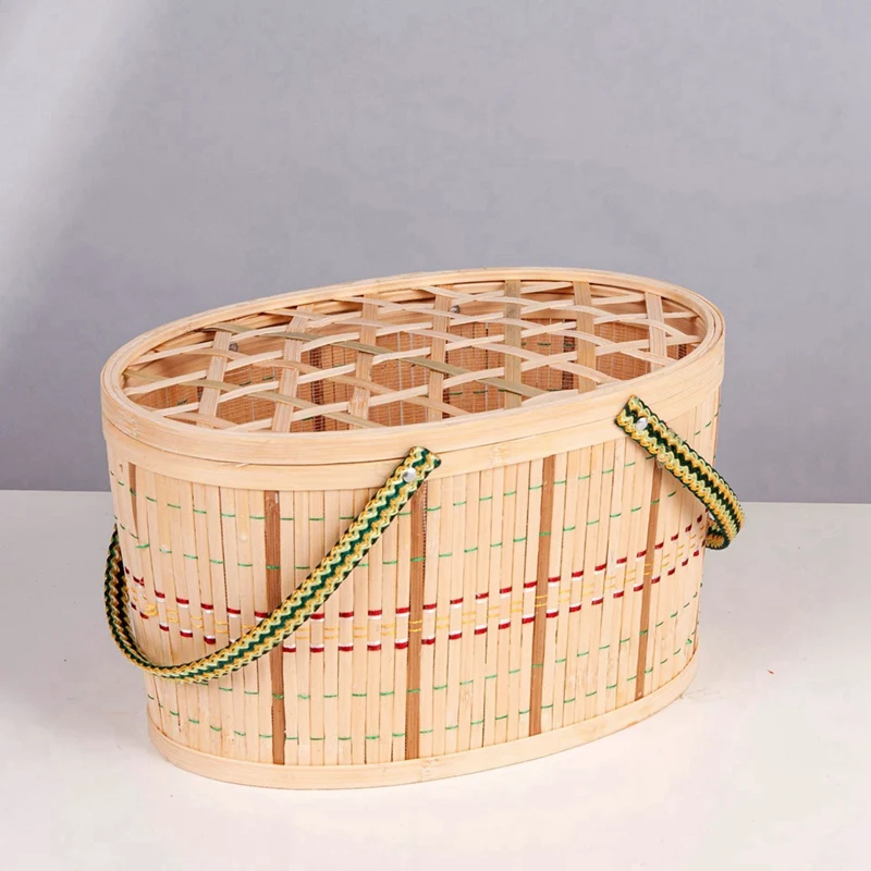 Eggs And Other Bamboo Woven Basket Bamboo Basket For Specialty Product Packaging And Gift Giving