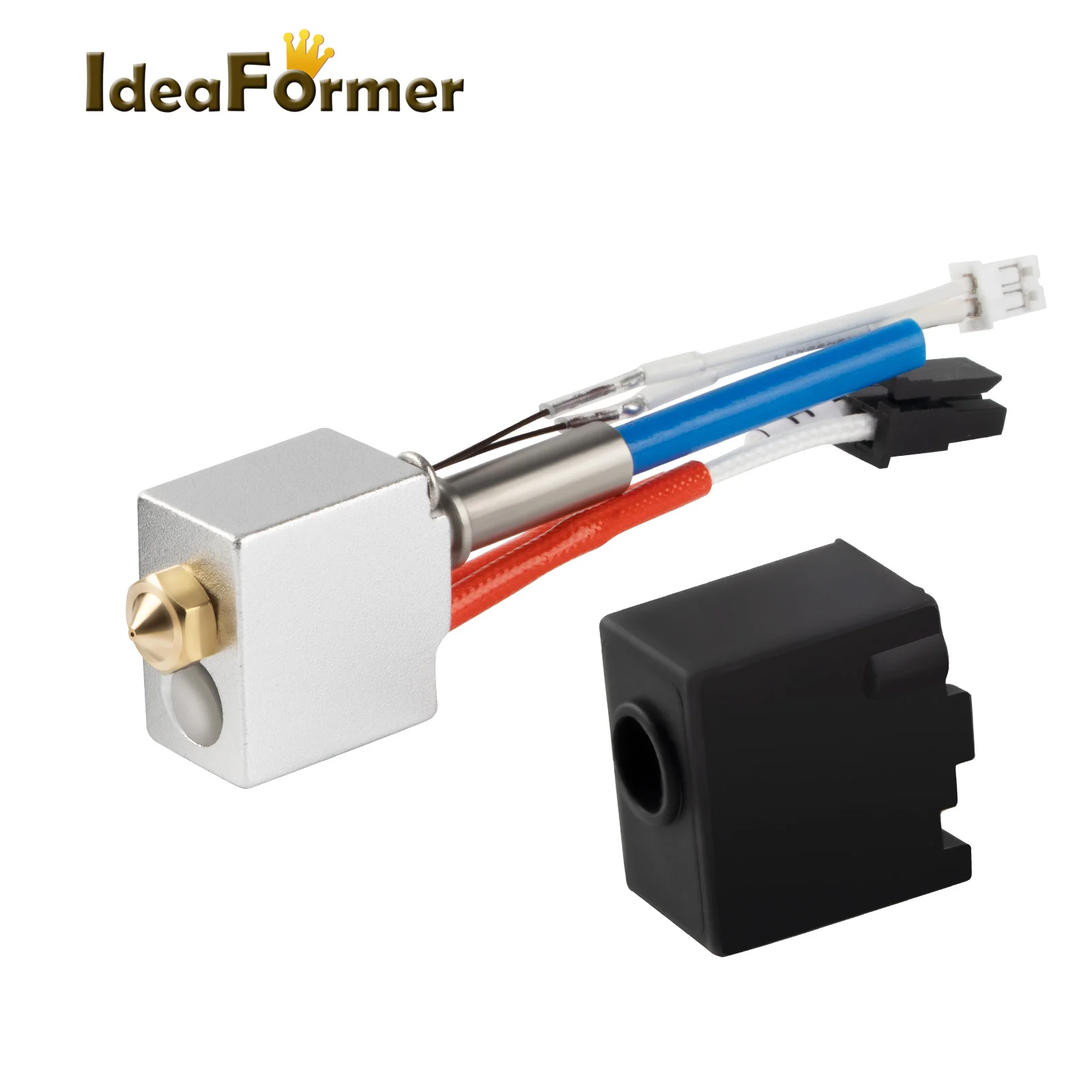 For Anycubic Kobra 2 Hotend 24V 60W Heating Tube Throat For Kobra 2 Pro/2 Neo/2 Max Hotend Kit Brass Nozzle Thermistor NTC100K