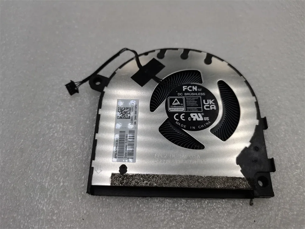 Fan For HP ENVY X360 15-EY 15-EW EG50060S1-C610 EG50040S1-CT00-S9A N09635 N09634-001 DFS5K22B05673C FPL2 FPL3 DFS5F22B04954A