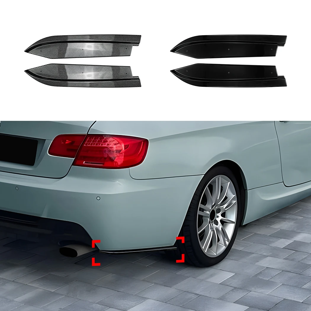 Alerón Trasero para Parachoques, Adhesivo para Coche, Modificación de Carrocería, Kit de Carrocería para BMW Serie 3 Coupé E92 E93 M Sport 2006-2013