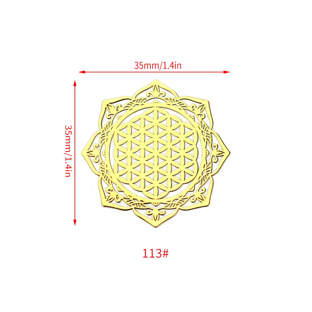 DM392 New Arrival Gold Copper Sticker For Epoxy Resin Jewelry Crafts Phone Case Decoration