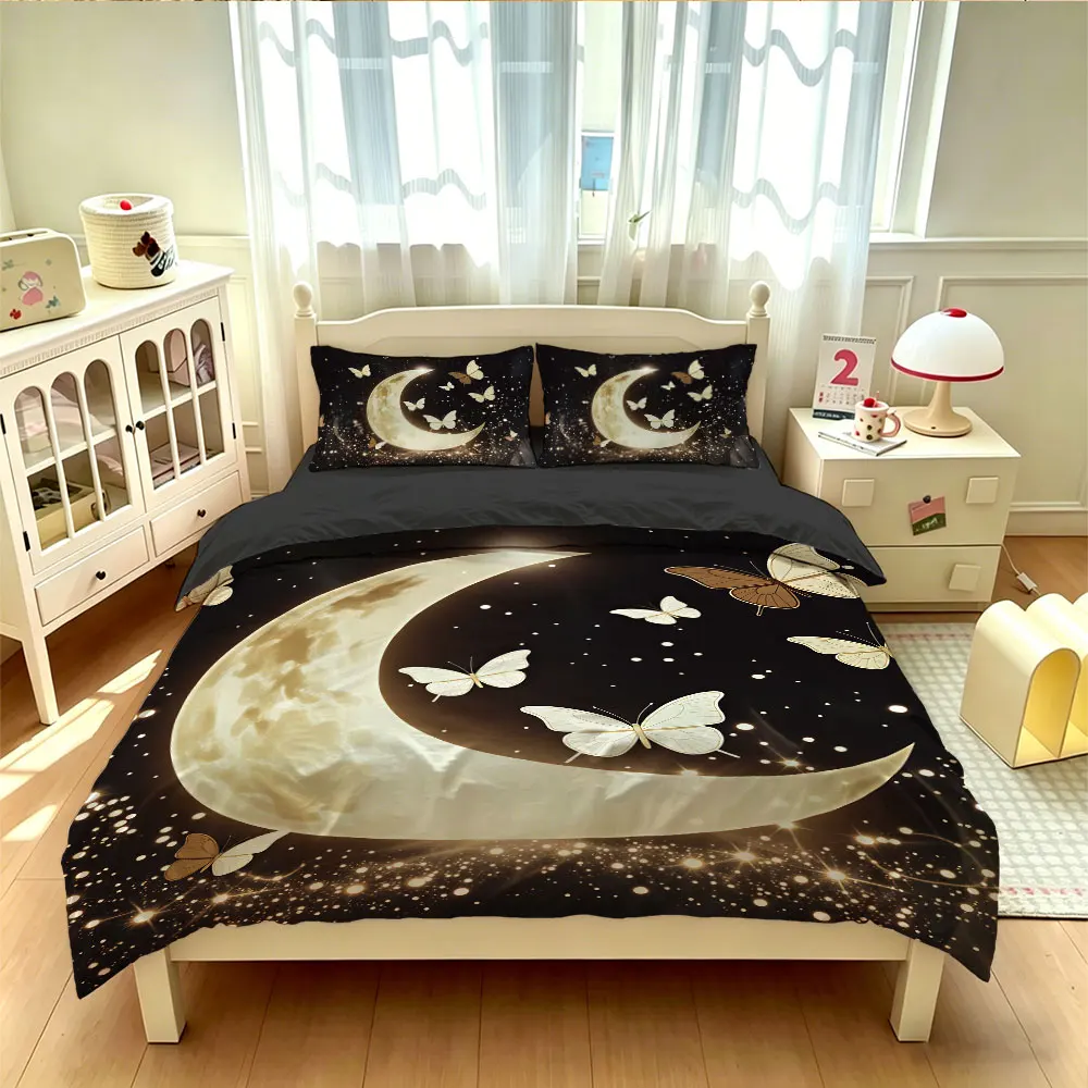 Floral Retro Print Duvet Cover Set Without Core 1 Duvet Cover 2 Pillowcases Soft Bedroom Bedding Decoration Machine Washable