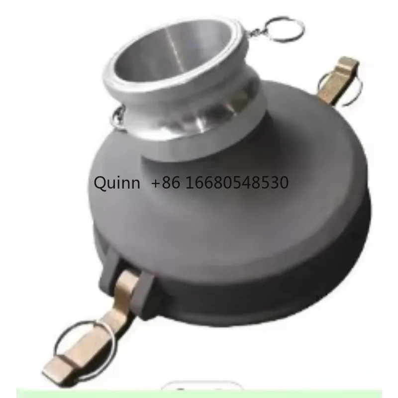 FCAPI 4 3 Inch Aluminum Alloy Manual Oil Unloading Valve Durable Tank Truck Fitting Secure Connection Oil Tanker Connector