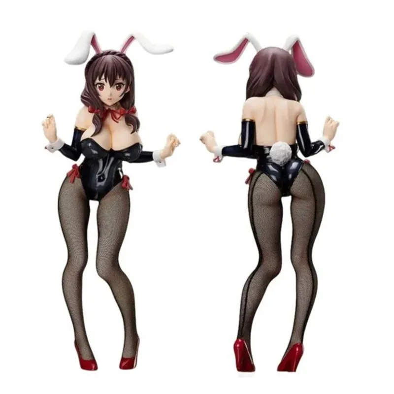 

37cm Yunyun B-style 1/4 Bunny Ver FREEing Anime PVC Action Figure Toy Game Collectible Model Doll