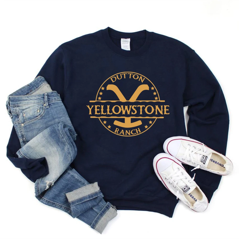 Yellowstone Dutton Ranch Sweatshirt 1883 Yellowstone Tv Show Unisex Hoodie Western Cowboy Cowgirl Jumper Rip Wheeler Sweatshirts