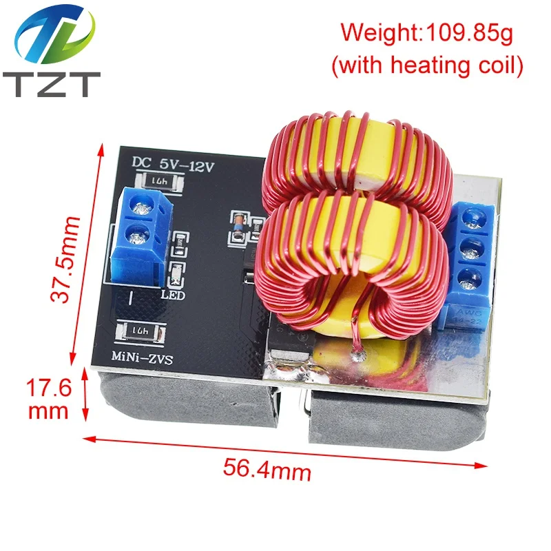 DC 5-12V Mini ZVS Low Voltage Induction Heating Power Supply Module Induction Heating board for induction Heating with Coil