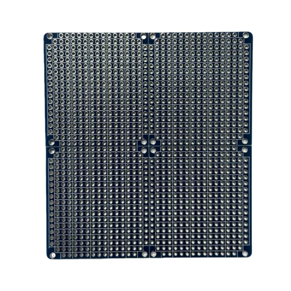 Double Sided PCB Prototype Board 89x97mm Universal Stripboard Perfboard FR4 2.54mm V-Cut Snap Circuit Board for Arduino DIY