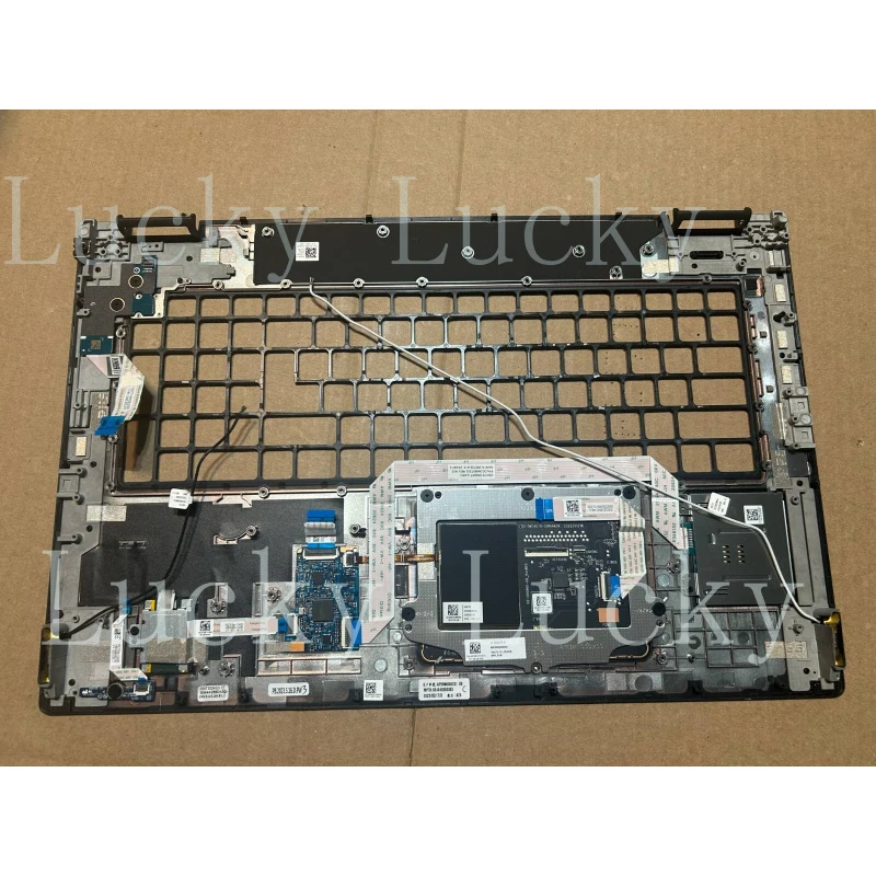 f GENUINE for Dell Precision 7770 M7770 Palmrest Touchpad W/ Fingerprint Reader W9XV5