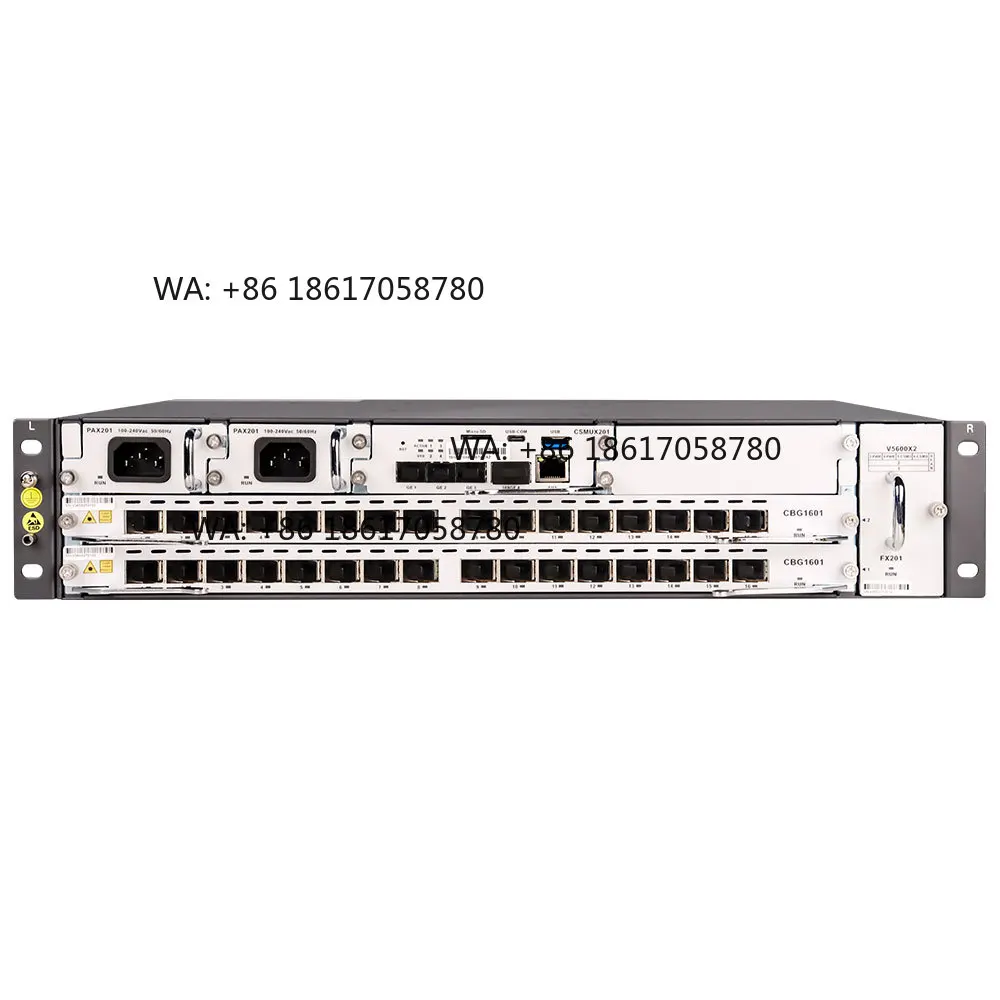 Supports Multiple Network Solutions GPON, XG-PON, XGS-PON And Combo PON Chassis OLT