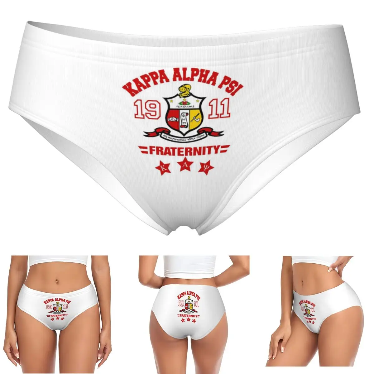 Bragas personalizadas Kappa KAP Alpha Psi, calzoncillos cómodos para mujer, ropa interior, calzoncillos femeninos transpirables