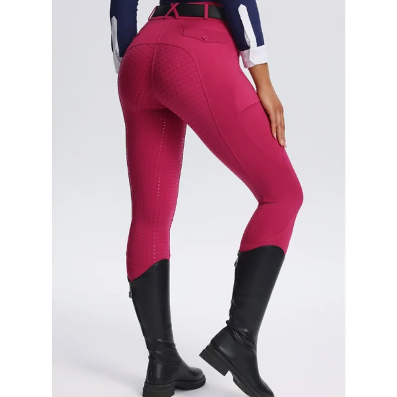 سراويل احترافية لركوب الخيل من السيليكون مضادة للانزلاق سريعة الجفاف ضيقة لركوب الدراجات للامتحانات الفروسية #5